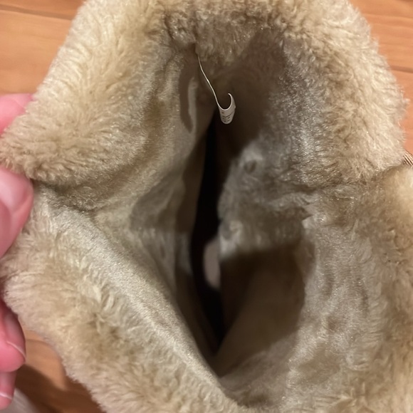 Rampage girls suede boots with fur and ribbons - Picture 7 of 7